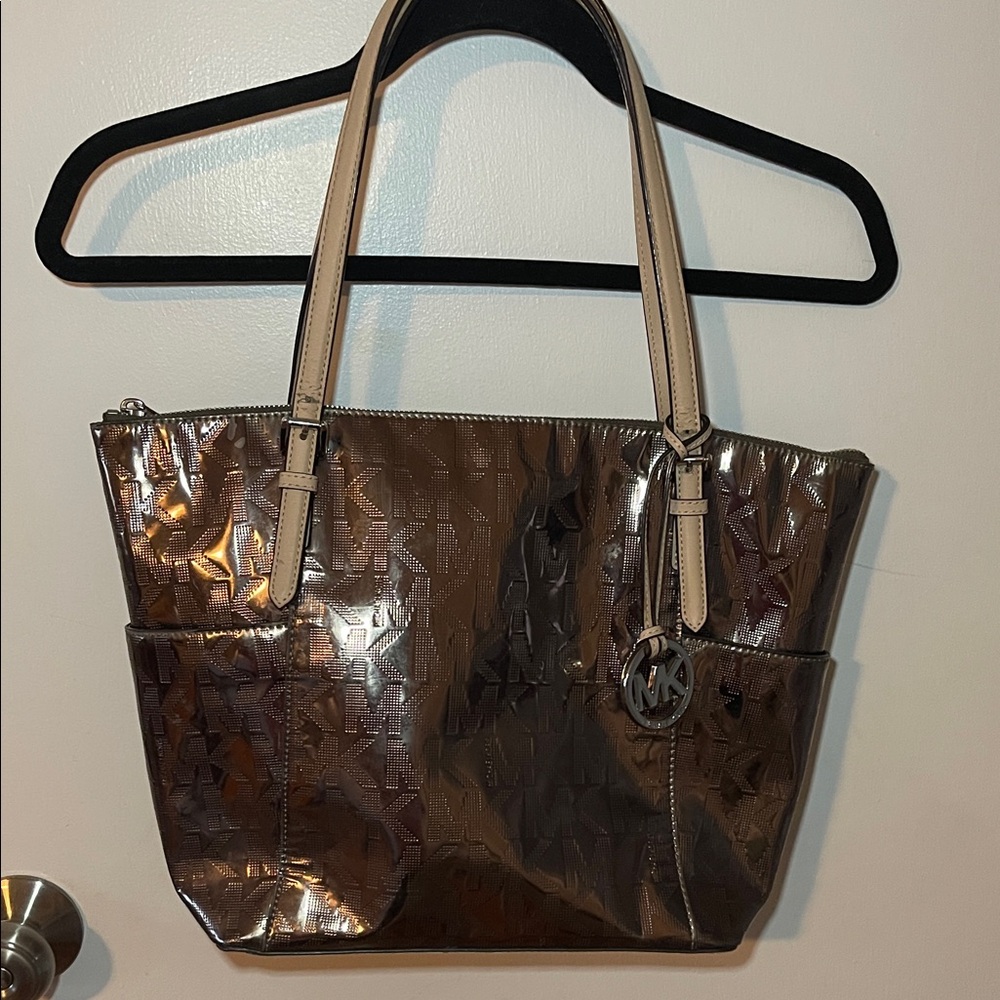 Michael Kors Metallic Tote Bag Preowned Great condition